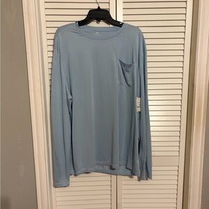 SunRiver Men's Light Blue Long Sleeve Shirt